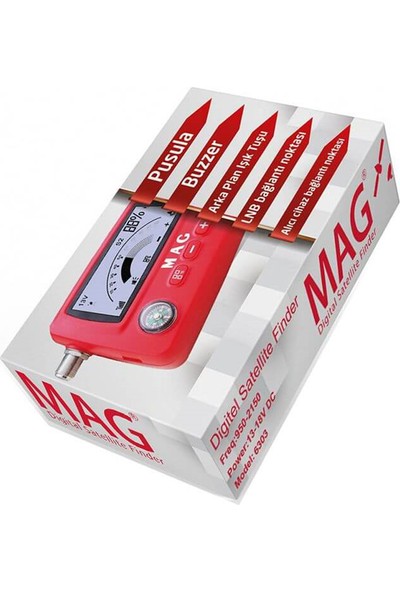 Mag MG-6303 LCD Ekranlı Digital Uydu Bulucu