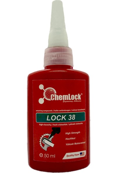Chemlock Civata Sabitleyici Lock 38 Çok Yüksek Mukavemetli Kenetleyici