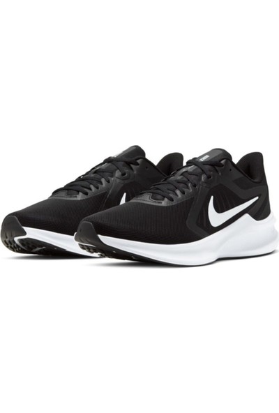 Nike Downshifter 10 Erkek Siyah Beyaz Koşu Ayakkabisi CI9981-004
