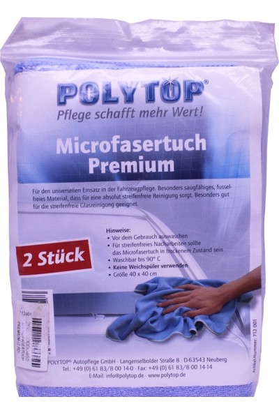 Polytop Microfasertuch Premium (2 Er Pack)