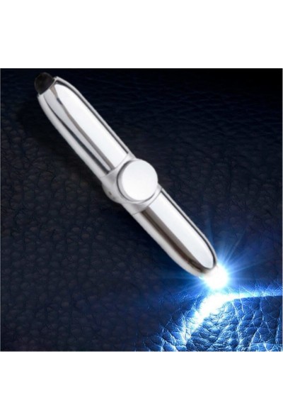 Trend Hediyelik LED Işıklı Stres Çarkı Dokunmatik Uçlu Metal Kalem