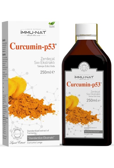 İmmu-Nat Immunat Zerdeçal Ekstraktı CURCUMIN-P53 250 ml