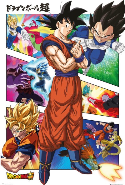 Dragon Ball Super Panels Maxi Poster