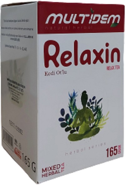 Multidem Relaxin Kedi Otlu Relax Tea 165 gr