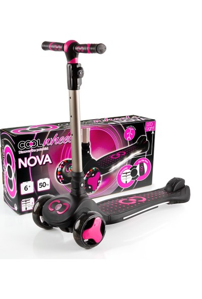 Cool Wheels Nova Işıklı Pembe Scooter