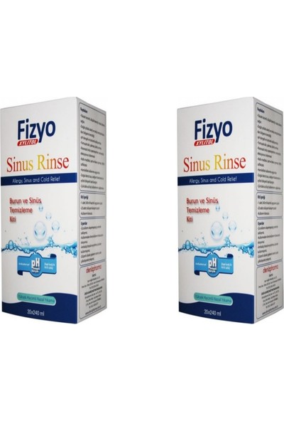 Deniz Pharma Fizyo Sinus Rinse Yetişkin 240 ml - 2 Adet