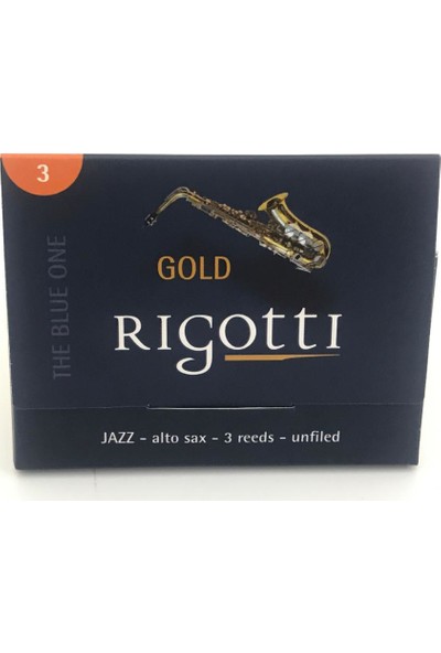Rigotti Gold Alto Saxophone (2 Numara)