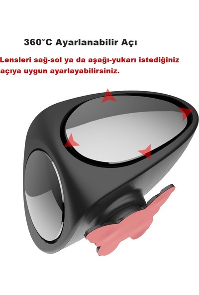 Space Çift Yönlü Ayarlanabilir Kör Nokta Aynası -Sol / AYDS30