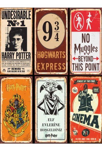 Atc Harry Potter Poster Seti 6 Poster Birden