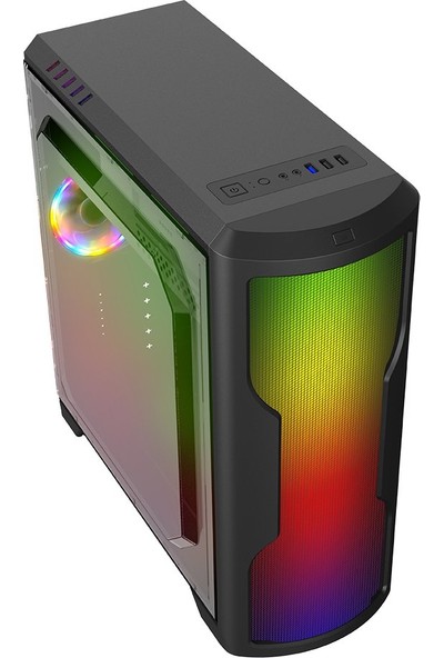 Dragos Shining 600W 80+ Power Rgb Full Color USB 3.0 Gaming Oyuncu Bilgisayar Kasası