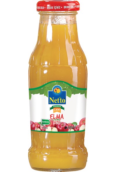 Netto Premium Netto Elma Suyu 250 ml × 12