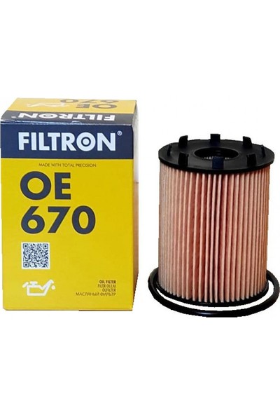 Filtron Yağ Filtresi Fıat 1,3 Multijet Filtron Oe 670