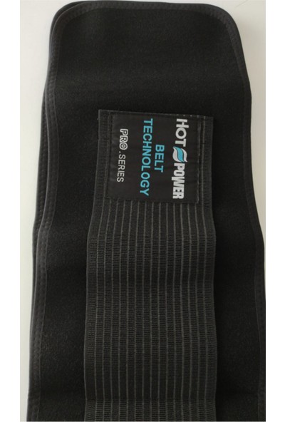 Hot Power Belt Technology Termal Sauna Bel Korsesi Termal Kemer Siyah
