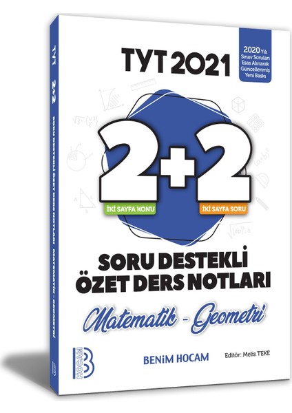 2021 YKS TYT Matematik-Geometri 2 + 2 Soru Destekli Özet Ders Notları - Melis Teke