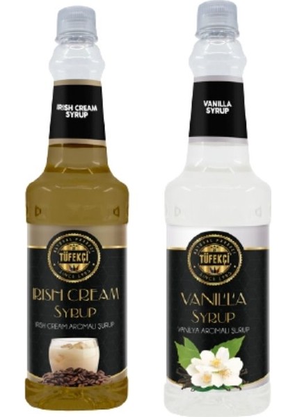 Irısh Cream ve Vanilya Şurubu 750 ml 2'li Avantajlı Paket