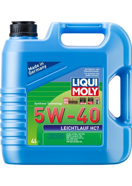 Leichtlauf HC7 5W-40 4 Litre Motor Yağı (Üretim Yılı: 2023)