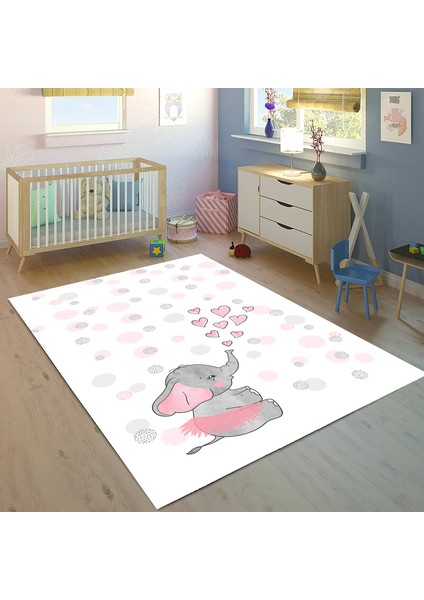 Bebişim Filli BH2377 100 x 150 Çocuk Odası Halısı