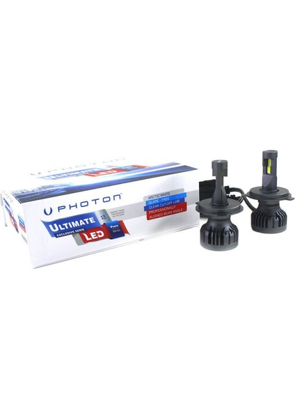 Ultimate H4 LED Xenon 9500 Lümen 3 Plus
