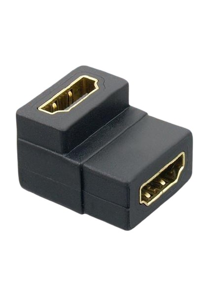 HDMI Ara Aparat Dişi Dişi L Tip Hadron HD-4132