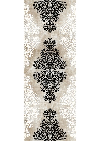 Kaymaz Dot Taban Yıkanabilir Dijital Baskı Vektörel Desenli Salon Halısı 80 x 600