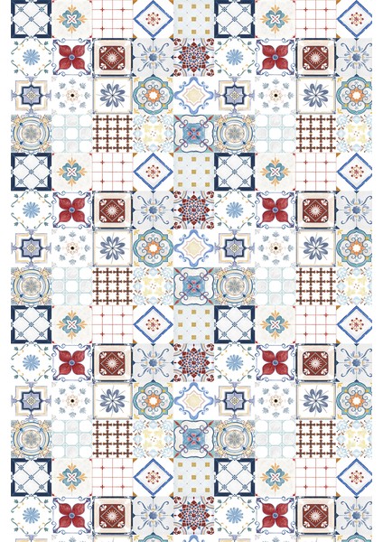 Kaymaz Dot Taban Yıkanabilir Dijital Baskı Motif Desenli Salon Halısı 80 x 200