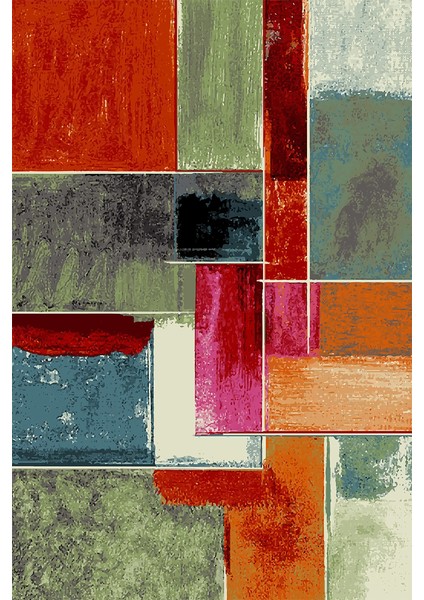 Kaymaz Dot Taban Yıkanabilir Dijital Baskı Palet Tasarımlı Salon Halısı 80 x 120 fiyatları