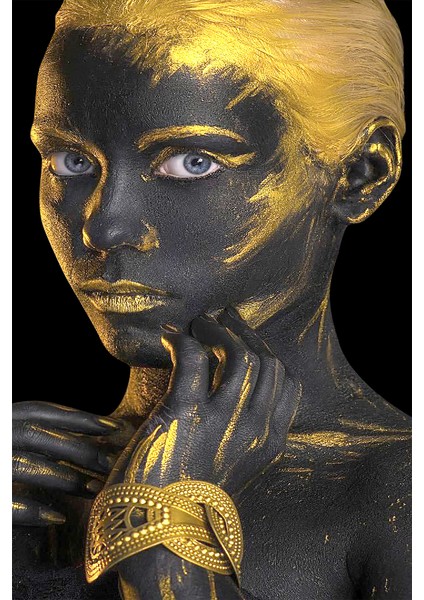 Kaymaz Dot Taban Yıkanabilir Dijital Baskı Düşünceli Afrika Tasarım Salon Halısı 80 x 100