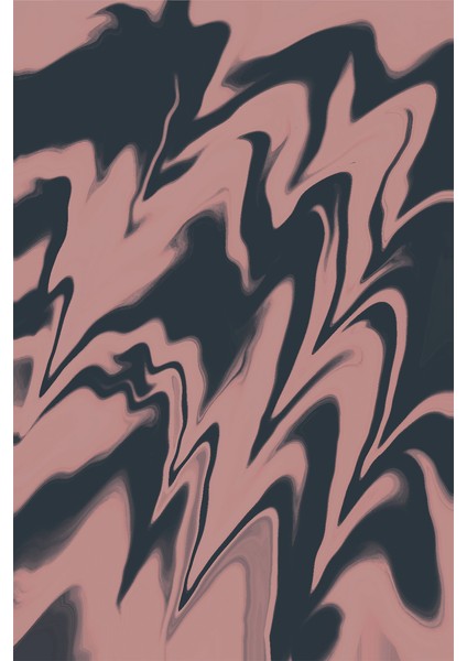 Kaymaz Dot Taban Yıkanabilir Dijital Baskı Modern Renk Dalgası Salon Halısı 80 x 100