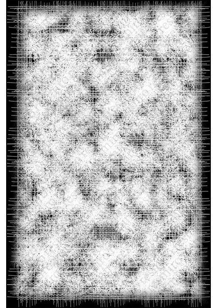Kaymaz Dot Taban Yıkanabilir Dijital Baskı Çift Renk İplik Desenli Mutfak Halısı 180 x 280