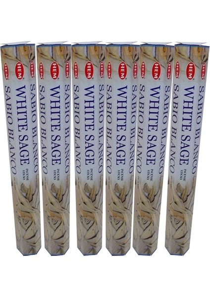 White Sage / Adaçayı Tütsü Altılı Paket fırsatları