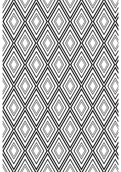 Kaymaz Dot Taban Yıkanabilir Dijital Baskı Geometrik Kare Desenli Mutfak Halısı 80 x 100
