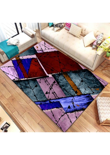 Tablo Desenli Dijital Baskılı Halı 80 x 200 cm