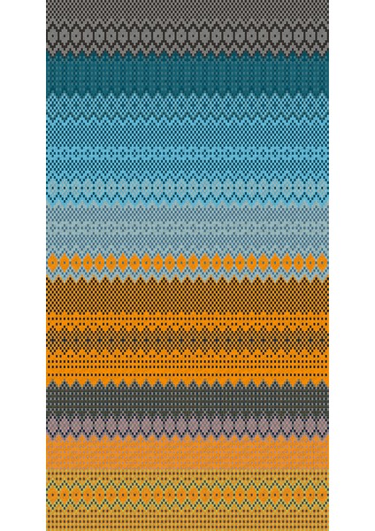 Kaymaz Dot Taban Yıkanabilir Dijital Baskı Renkli Kilim Desenli Salon Halısı 80 x 100
