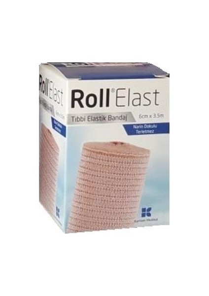 Elast Ten Rengi Tıbbi Elastik Bandaj 6cm*3.5cm