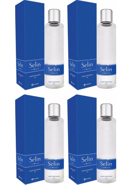 Limon Kolonyası 400 ml Ped Şişe x 4 Adet