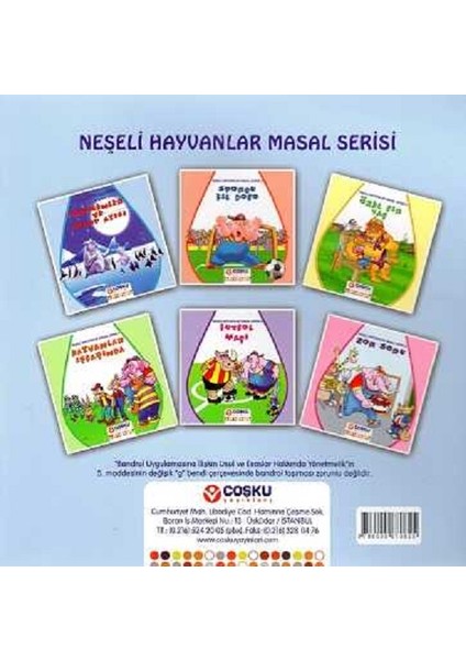 Neşeli Hayvanlar Masal Serisi 1