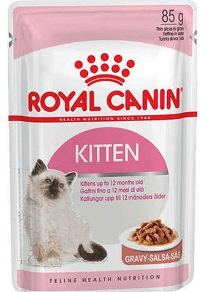 Kitten Gravy Instinctive Yaş Kedi Maması 85 gr * 12 Adet