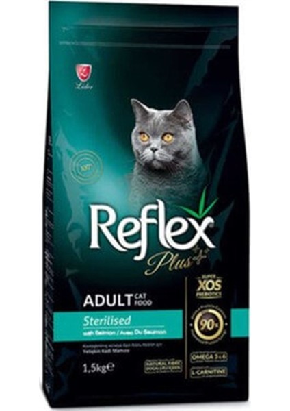 Plus Somonlu Kısırlaştırılmış Kedi Maması 1,5 kg