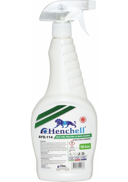 Çelik Vinil Parlatma ve Bakım Maddesi 700 ml