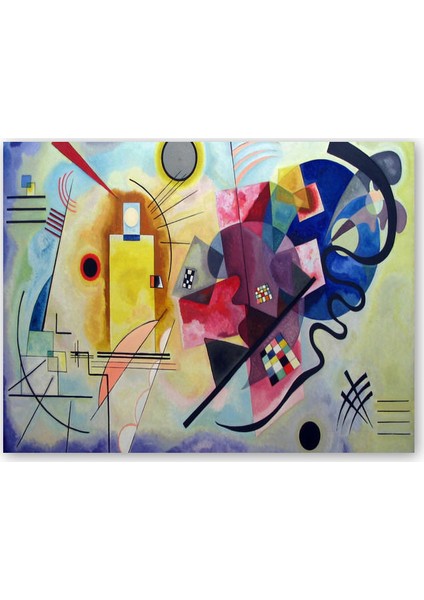 Ahşap Tablo Soyut Resim Wassily Kandinsky