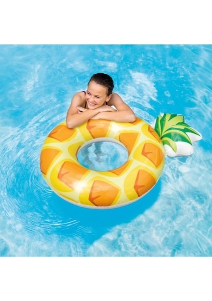 Ananas Şişme Simit 107X99 cm - 56266