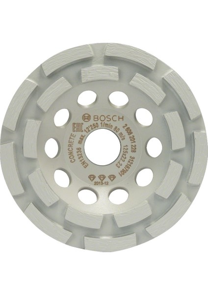 - Best Serisi Beton Için Elmas Çanak Disk 125 mm