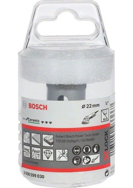 - X-Lock - Best Serisi, Taşlama Seramik Kuru Elmas Delici 22*35 mm