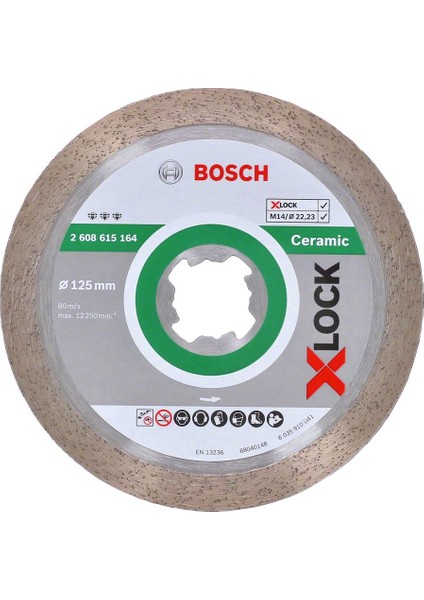 - X-Lock - Best Serisi Seramik Için, Elmas Kesme Diski 125 mm