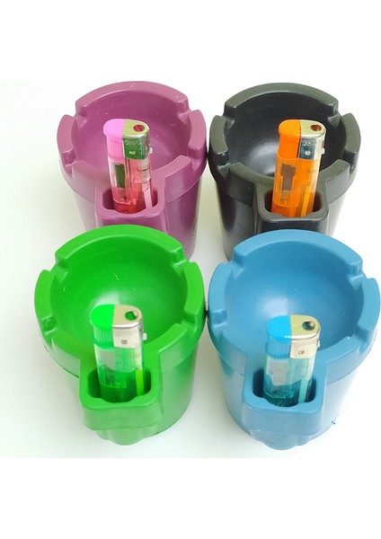 Bordo Kokusuz Küllük Dumansız Sigara Küllüğü + Çakmak Bölmeli fiyatları