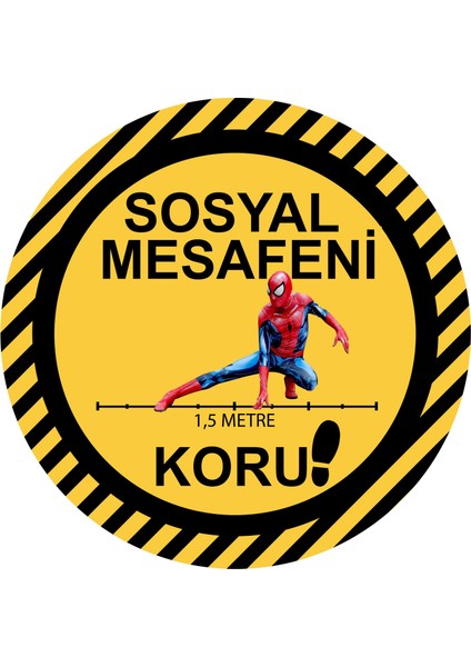 Sosyal Mesafe Sticker