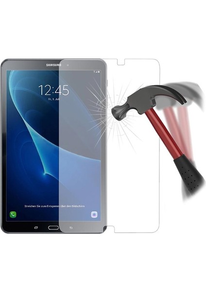 Samsung Galaxy Tab A SM-T595 10.5" Steel 9h Kırılmaz Cam Nano Ekran Koruyucu