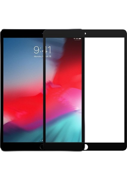 Apple iPad Pro 10.5 (2017 A1701/A1709/A1852) Tam Kaplayan Temperli Cam Ekran Koruyucu Seramik