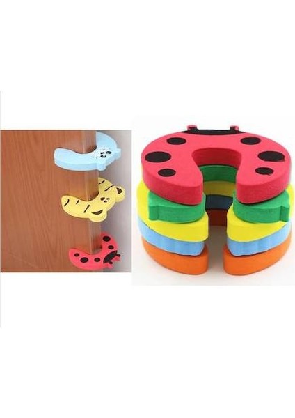 Çocuk Bebek Güvenlik Parmak Koruyucu Kapı Stoperi 4 Lü Set