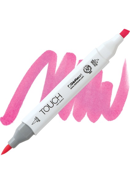 Twin Brush Marker - Fluorescent Pink F126